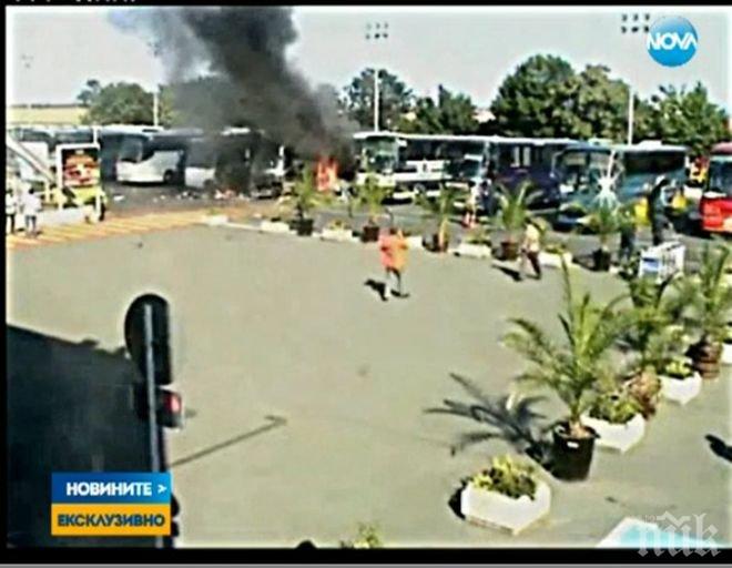 Потресаващи кадри от атентата в Бургас! Последните секунди от живота на шестима души