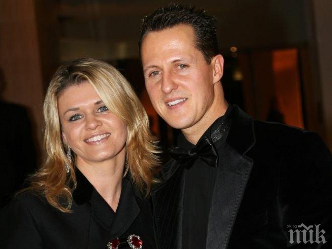 Съпругата на Шумахер призова: Изпращайте позитивна енергия на Михаел