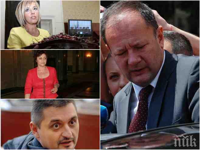 Само в ПИК! Динозаврите в БСП застават плътно зад Михаил Миков! Председателят на парламента печели битката с Мая, Стойнев и Корнелия! 