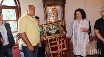 бойко борисов уважи храмовия празник манастира илия