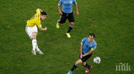 шедьовърът хамес уругвай избран гол мондиал 2014 видео