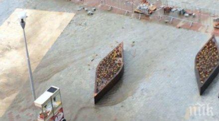 кафява река потече улиците варна пороя видео