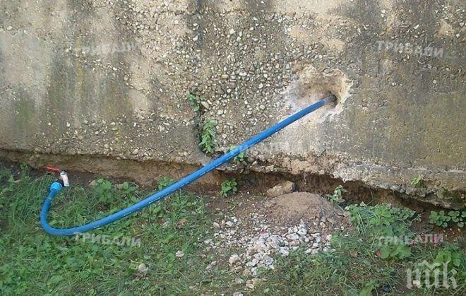 Сградни отклонения за вода изнервиха врачани