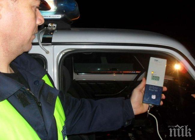 Спипаха джигит с 3,04 промила зад волана