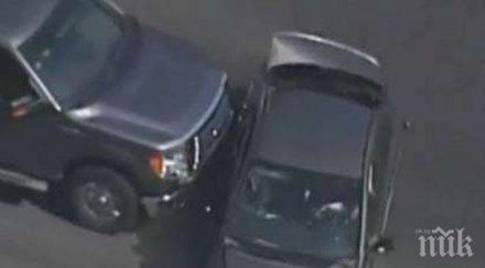 екшън филм полицаи преследват бандит откраднал кола видео