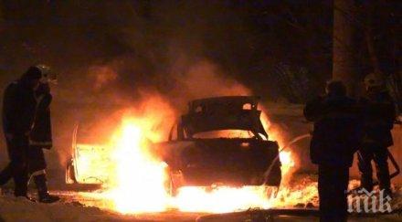 кола пламна шумен пострадали