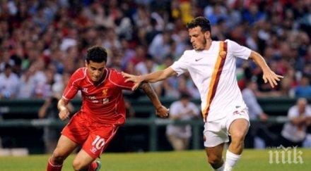 рома наказа ливърпул последната минута