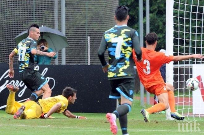 Наполи стартира с победа, тифозите бесни на екстемните нови фланелки (снимка)