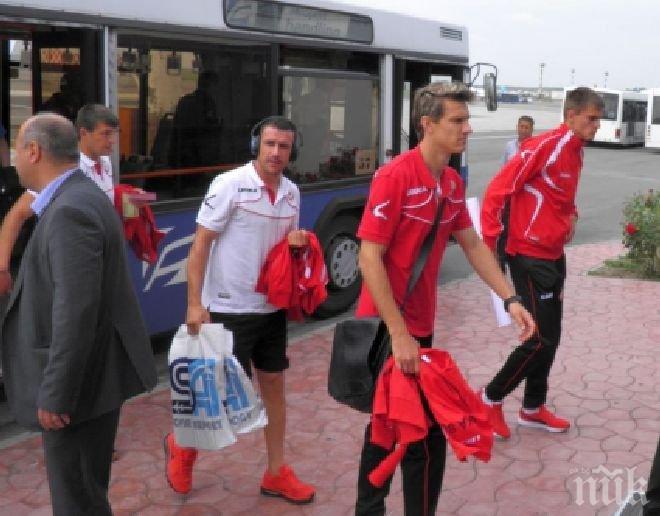 Куриоз при кацането на ЦСКА на летището в Кишинев