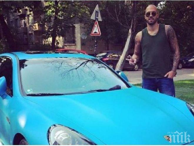 Неприятно! Поршето на Ники Михайлов пострада при градушката
