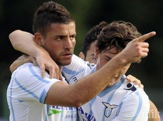 Лацио би трудно Бари, бивш таран на Левски се появи в игра