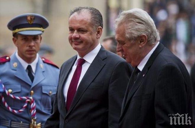 Президентът на Словакия дари първата си заплата