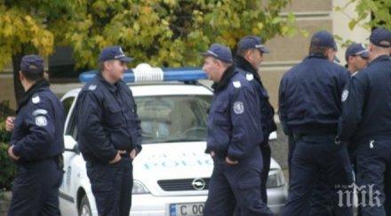 засилено полицейско присъствие около стадион васил левски