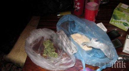 задържаха мъж половин килограм канабис