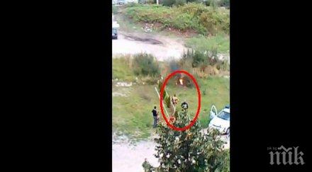 шок вижте полицай прави път огъня самозапалилия софия младеж вместо спре видео