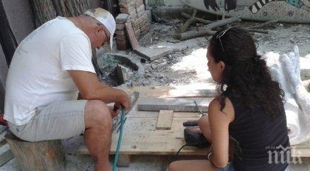 авторски скулптури обогатяват градския интериор бургас