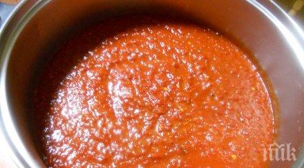 почти всеки репортаж руските телевизии започва българска лютеница