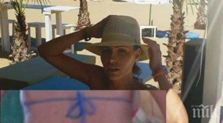 бременната златка пищов плажа снимки