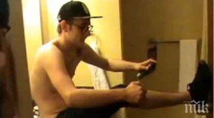 опасна игра деца палят телата заснемат камера горят