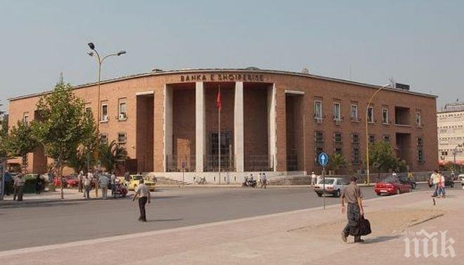 Източиха €5 млн. от централната албанска банка