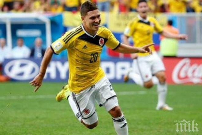 Арсенал вади 20 млн. евро за една от звездите на Колумбия