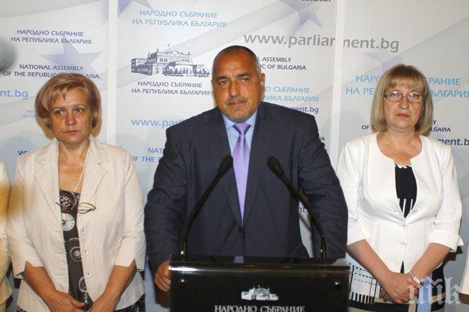 Бойко след среща с Миков: Всичко свърши! Искахме да помогнем на служебното правителство, но това беше!