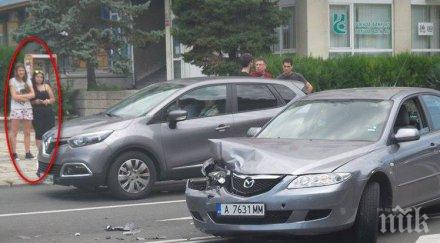 рускиня връхлетя спрял червено джип бургас снимки