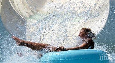 чака слънчева неделя дъждовете спират градусите вдигат идват жеги