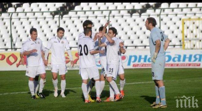 Славия – ЦСКА 1:1 след първото полувреме