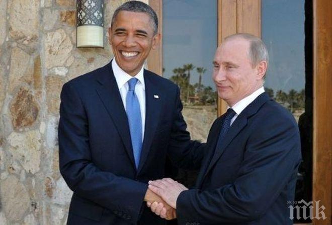 Путин и Обама обсъдиха ситуацията в Украйна
