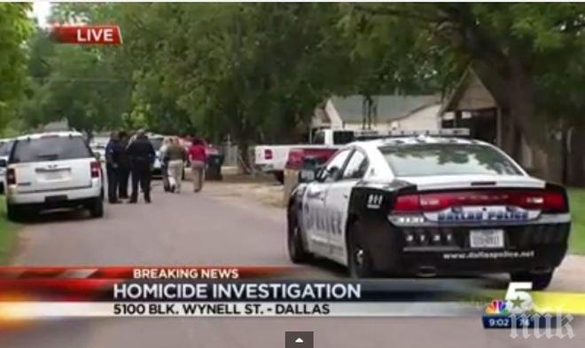 Неизвестен стреля в Далас, уби трима, рани един и избяга (видео)