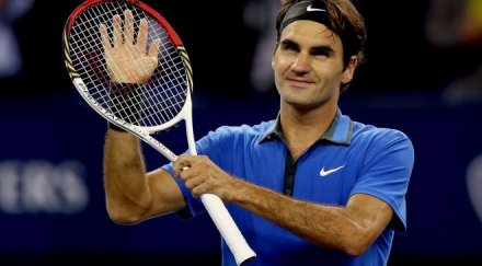 федерер рекламира френско шампанско