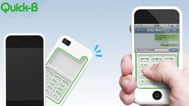 Калъф за iPhone превръща тач-скрийна в клавиатура