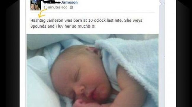 Родители кръстиха детето си на знака диез