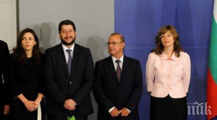 орешарски отстъпва властта близнашки снимки церемонията