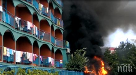 две коли навес хотелски комплекс горяха слънчев бряг обновена