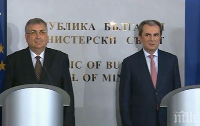 Орешарски към Близнашки: Имате малшанса, но и щастието да бъдете служебен премиер