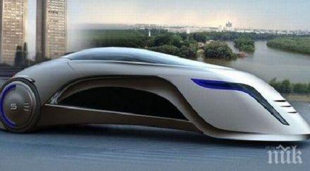 конструират свръхзвукова кола ракетен двигател