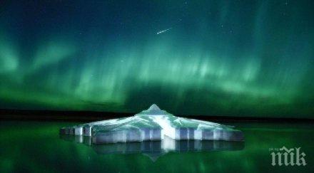 плаващ хотел формата снежинка строят норвегия