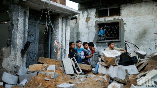 Десетгодишно палестинче загина при бомбардировките в Ивицата Газа