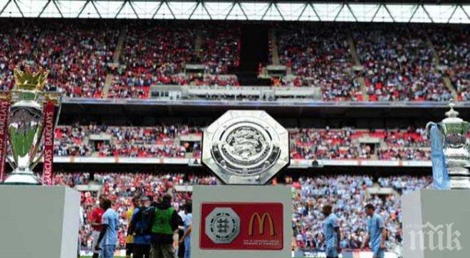 Манчестър Сити без осмина срещу Арсенал за Суперкупата