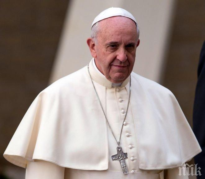 Папата се възмути от насилието над религиозни малцинства в Ирак