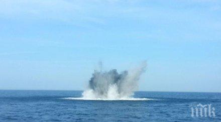 обезвредиха опасна морска мина варна