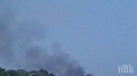 пожар изплаши плажуващите бургас