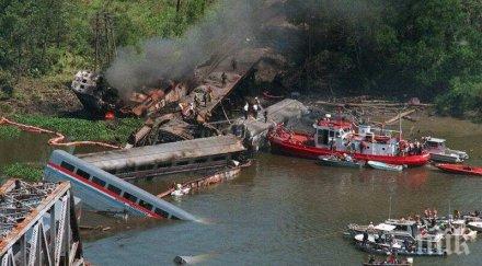 влак падна дере заради свлачище швейцария