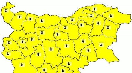 бан алармира жълт код цялата страна заради жегите