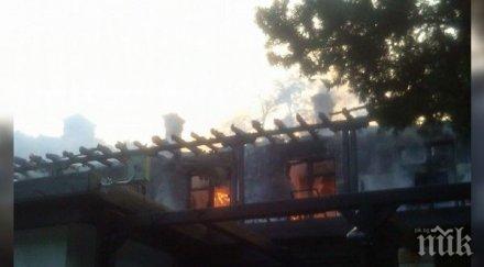 пожарът детския лагер кранево лумнал заради незагасена цигара