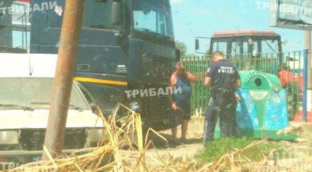 областният управител враца катастрофира блъсна джипа тир снимки