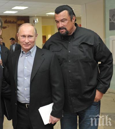 Америка пощуря! Властите мъмрят Мики Рурк и Стивън Сегал заради Путин