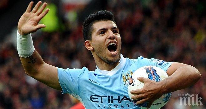 Серхио Агуеро подписа за още 5 години с Манчестър Сити
